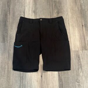 Amazon Delivery Driver Shorts Mens Medium 32-34 Luly Yang Black Cargo Utility